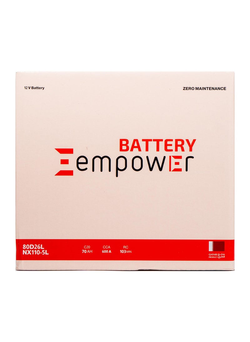 Generic - 12 Months Warranty EmPower Battery 150Ah 12V 160G51L N150L German Technology made in Qatar - Image 1