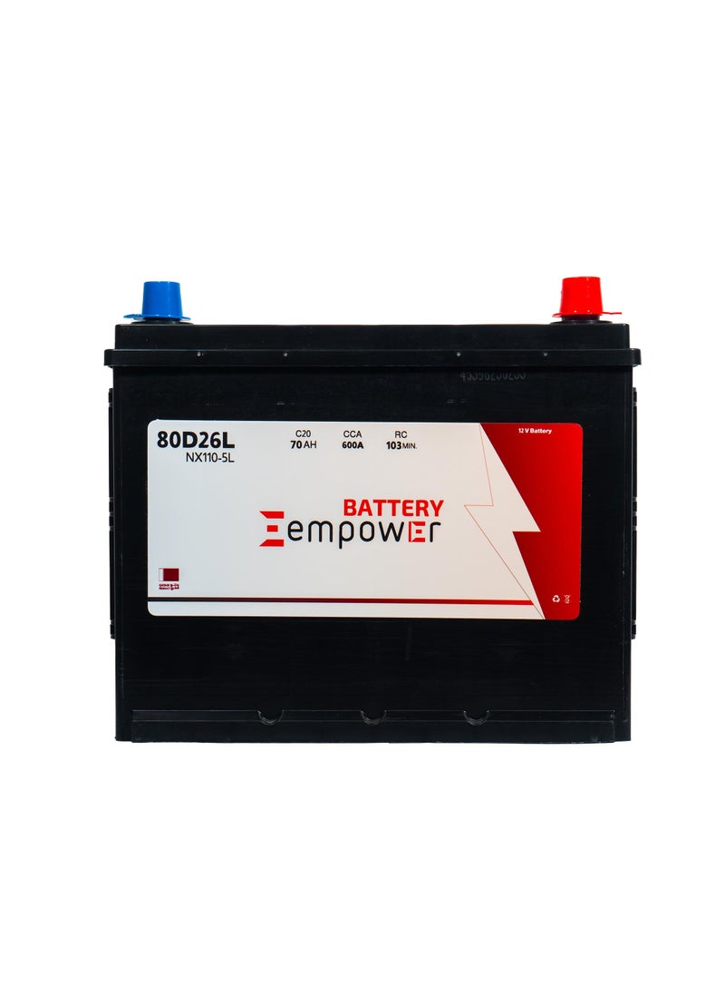 Generic - 12 Months Warranty EmPower Battery 150Ah 12V 160G51L N150L German Technology made in Qatar - Image 1