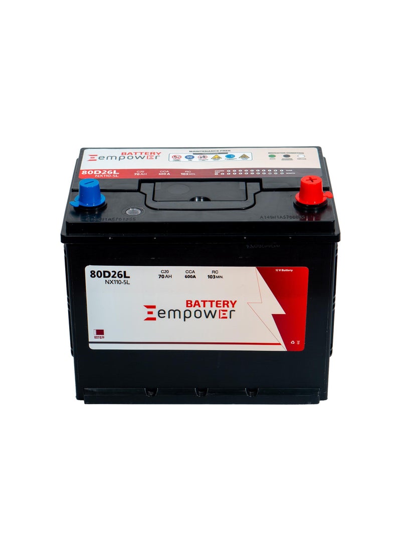 Generic - 12 Months Warranty EmPower Battery 150Ah 12V 160G51L N150L German Technology made in Qatar - Image 1