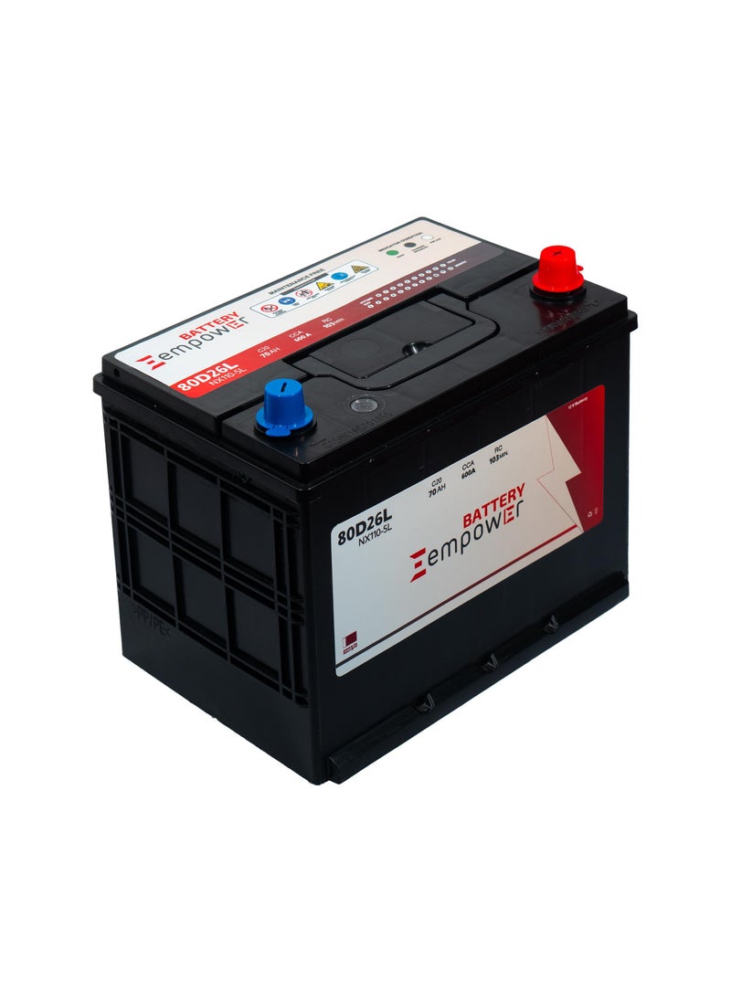 Generic - 12 Months Warranty EmPower Battery 150Ah 12V 160G51L N150L German Technology made in Qatar - Image 1