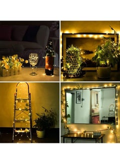 AIWANTO Fairy String Lights  Firefly String Lights Garden Home Party Wedding Festival Decorations Crafting Battery Operated Lights 10ft/3m 30 Leds Warm White  - Image 2