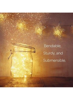 AIWANTO Fairy String Lights  Firefly String Lights Garden Home Party Wedding Festival Decorations Crafting Battery Operated Lights 10ft/3m 30 Leds Warm White  - Image 5