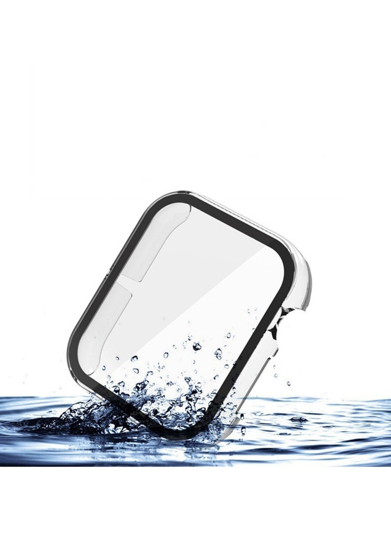 Compatible with Honor Watch 5 Case Full Cover Tempered Glass Film Screen Protector Hard PC Shell Frame Bumper For Watch 5 Accessories (Black) - Image 4