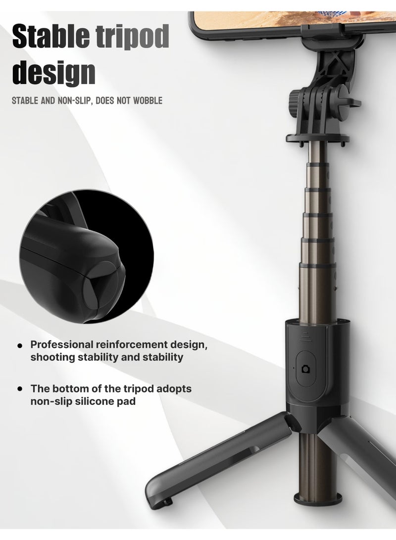 زونيكس العصا السيلفي ثلاثية القائمة ميني 6 بوصة (152 مم): مع جهاز تحكم بلوتوث وحامل ثلاثي غير قابل للانزلاق، عمود ألومنيوم 6 قطاعات قابل للتمديد حتى 27 بوصة - للفلوغرام/السفر بدون استخدام اليدين (متوافق مع آيفون/أندرويد/الكاميرات بترس 1/4 بوصة) - Image 5