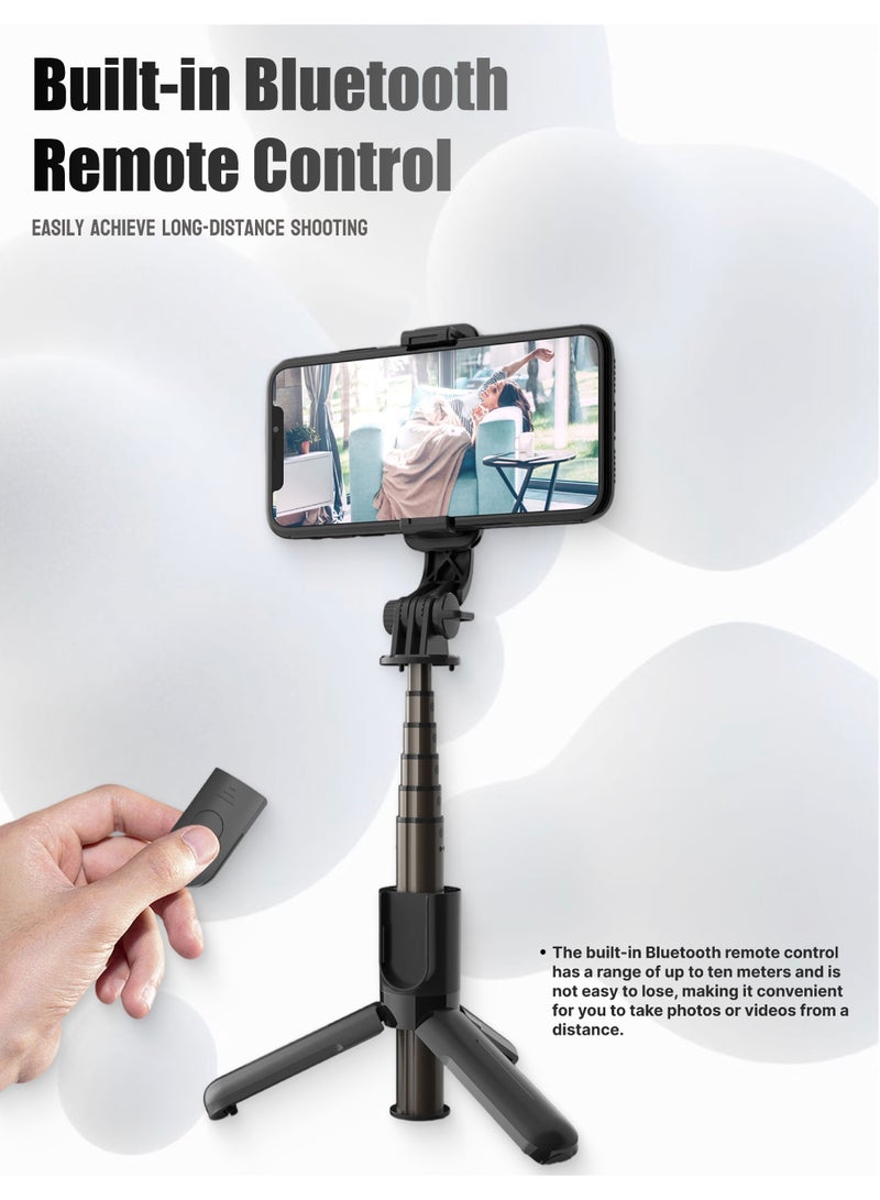 زونيكس العصا السيلفي ثلاثية القائمة ميني 6 بوصة (152 مم): مع جهاز تحكم بلوتوث وحامل ثلاثي غير قابل للانزلاق، عمود ألومنيوم 6 قطاعات قابل للتمديد حتى 27 بوصة - للفلوغرام/السفر بدون استخدام اليدين (متوافق مع آيفون/أندرويد/الكاميرات بترس 1/4 بوصة) - Image 4