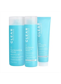 PAULA'S CHOICE CLEAR Regular Strength Acne Kit, 2% Salicylic Acid & 2.5% Benzoyl Peroxide for Facial Acne & Pores, Redness Relief, PACKAGING MAY VARY  - Image 1