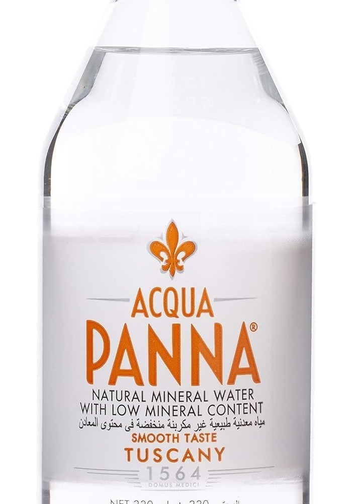 Acqua Panna Natural Spring Water - 330ml Bottles (Pack of 24) - Image 2