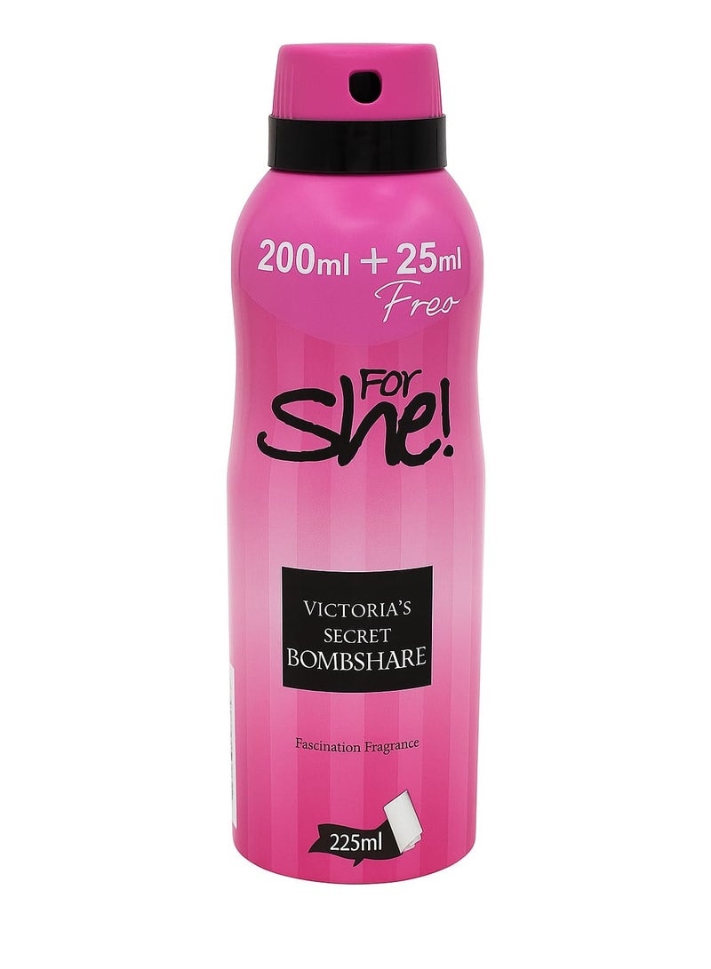 She Bombshare Body Spray 225ml