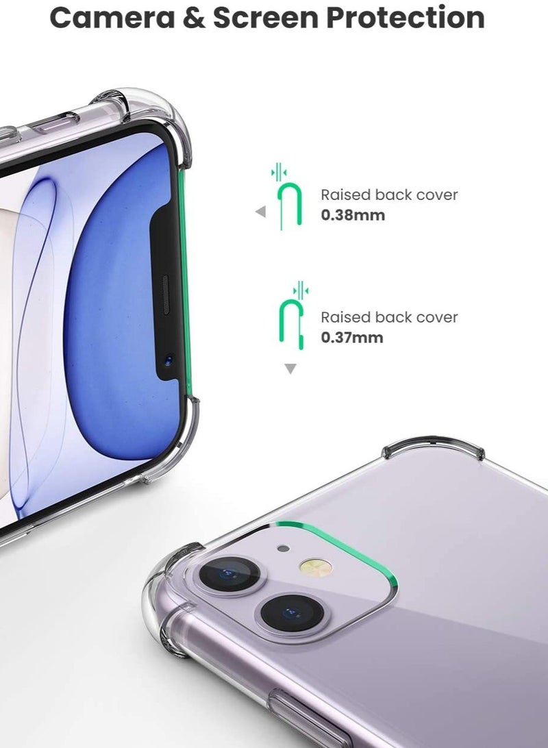 DUSALA Anti-Scratch Shock Absorption Case Cover with Tempered Glass and Charging Cable for Apple iPhone 11 - Image 4