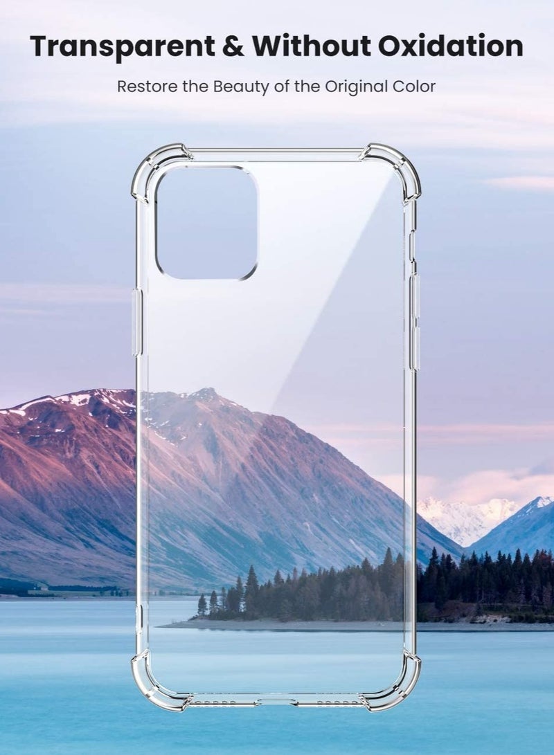 DUSALA Anti-Scratch Shock Absorption Case Cover with Tempered Glass and Charging Cable for Apple iPhone 11 - Image 3