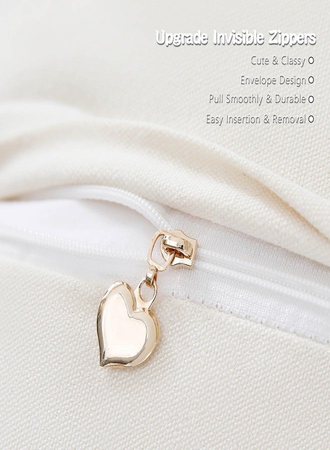 KOOLIFE Boho Lumbar Couch Throw Pillow Covers 12x20 Inch Set of 2 Pink Woven Striped Decorative Pillow Covers Cotton Accent Pillowcase Farmhouse Cushion Covers for Home Decor Sofa Living Room Bedroom - Image 5