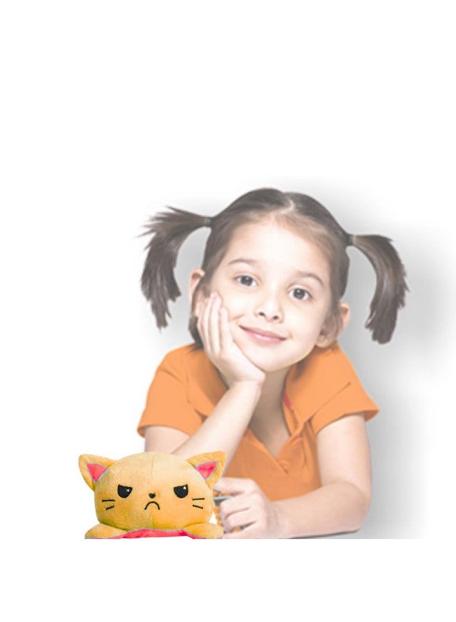 ستوريو ألعاب قطط ستوريو المحشوة القابلة للعكس للأطفال | ألعاب قطط محشوة للأولاد والبنات | أفضل هدية | لعبة قطط محشوة للأطفال - Image 2