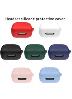 Generic Silicone Case Compatible with Anker Soundcore R50i Nc/P30i Nc, Soft Slim Skin friendly Case Cover Shockproof Protection Cover with Carabiner - Army green  - Image 2
