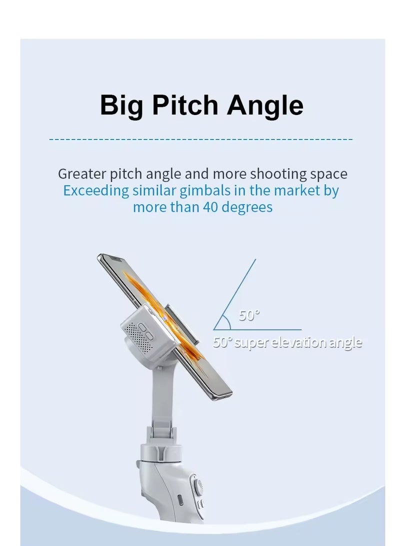 L7C Pro Plus Face Tracking Rotation Phone Gimbal Tripod 3 Axis Foldable Gimbal - Image 1