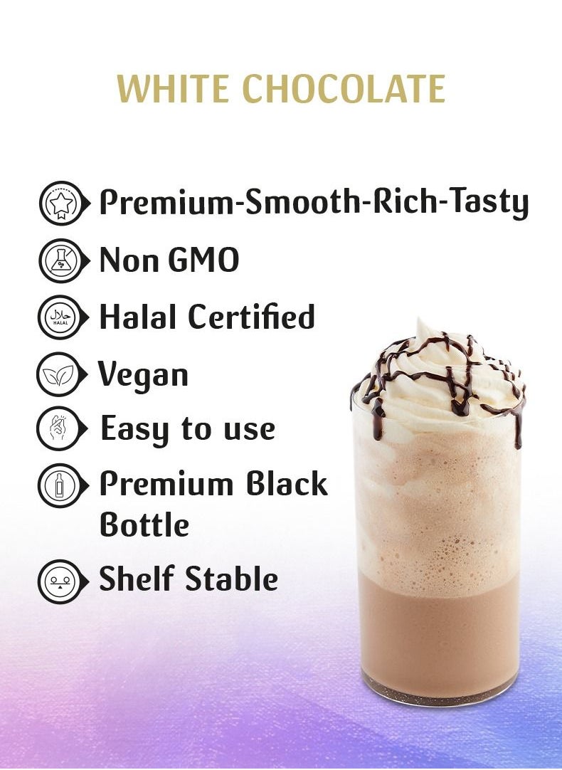 Just Chill Drinks Co. - White Chocolate Sauce 1.89 Litre - Image 1