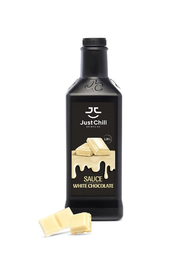 Just Chill Drinks Co. - White Chocolate Sauce 1.89 Litre - Image 1