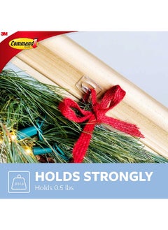 Command 3M Mini Hook with Strips Clear 17.1x 9.9 x 1.3 cm 17006CLR  - Image 3
