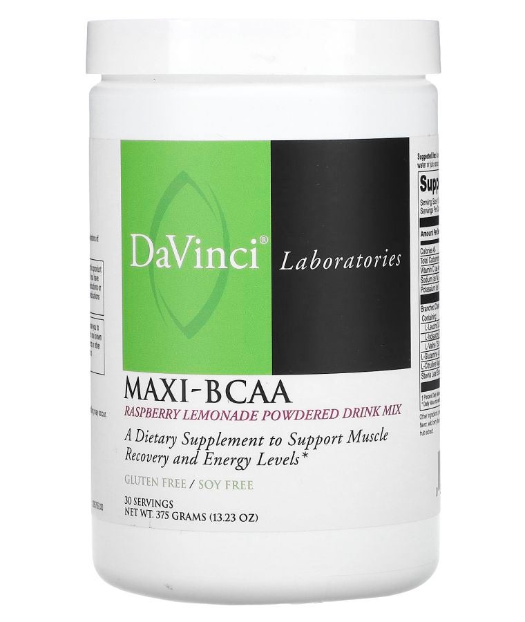 DaVinci Laboratories Maxi-BCAA Powdered Drink Mix Raspberry Lemonade 13.23 oz (375 g)