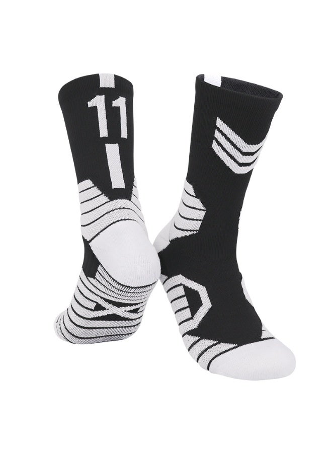 KUYING Fashion Anti Slip Breathable Sports Socks Three Piece Set 