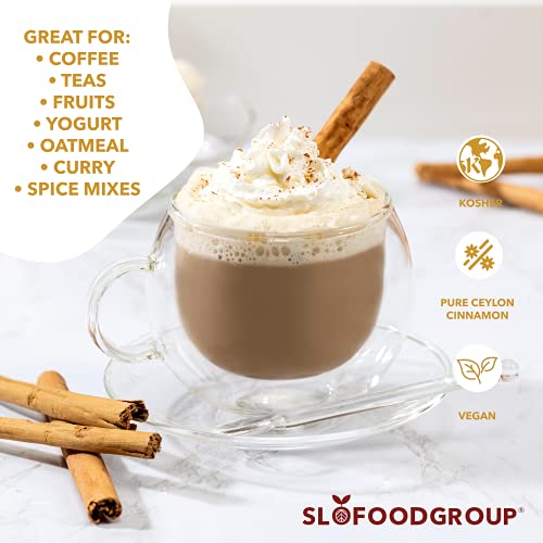 Slofoodgroup -Ceylon Cinnamon Sticks - 1 Lb - Pure Ceylon Cinnamon Quills -5 Inch Cut Cinnamon Spice from Sri Lanka, True Cinnamon - Cinnamomum Verum - Image 5