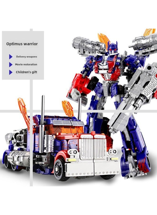 general Transfiguration Toy Model Car Robot Optimus Prime Bumblebee Dinosaur Tight Cable Handmade King Kong Alloy Kids Boy-Color:Die Toy Contains Alloy: Xp-13 Wasp-20cm | Gift Box - Image 4