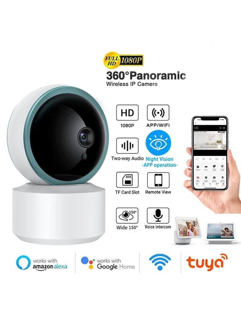 Vierex Home IP Camera Wifi Tuya CCTV Camera Wireless Human Detection Video Surveillance Camera AI Smart Night Protection 1080P Indoor Outdoor Night Vision 2Way Audio - Image 1