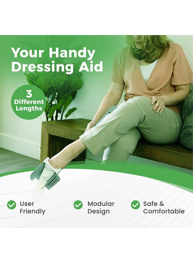 Easy To Use Products Sock Ox by Easy To Use Products, adjustable sock aid device for seniors, not for compression socks, travel-friendly for elderly with built-in shoe horn, up to 36 inches in length  - Image 2