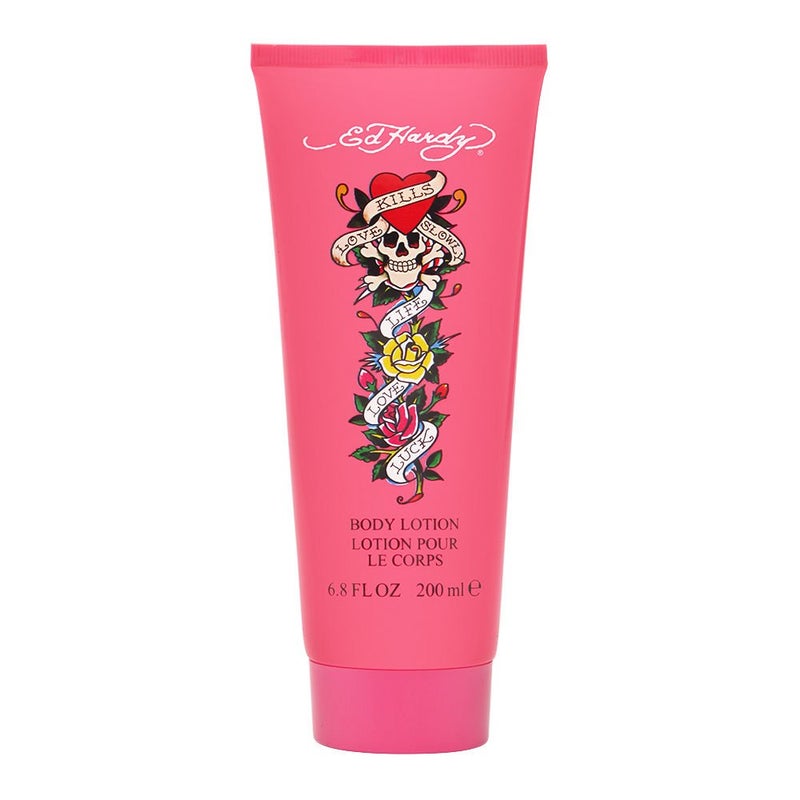 Ed Hardy Christian Audigier Ed Hardy Body Lotion for Women, 6.8 oz - Image 1