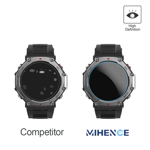 MIHENCE Screen Protector Compatible for Amazfit T-Rex 3 / T-Rex 3 Pro 48mm, 9H Tempered Glass Protective Film for T-Rex 3/3 Pro 48mm Smart Watch (3 PCS) - Image 5