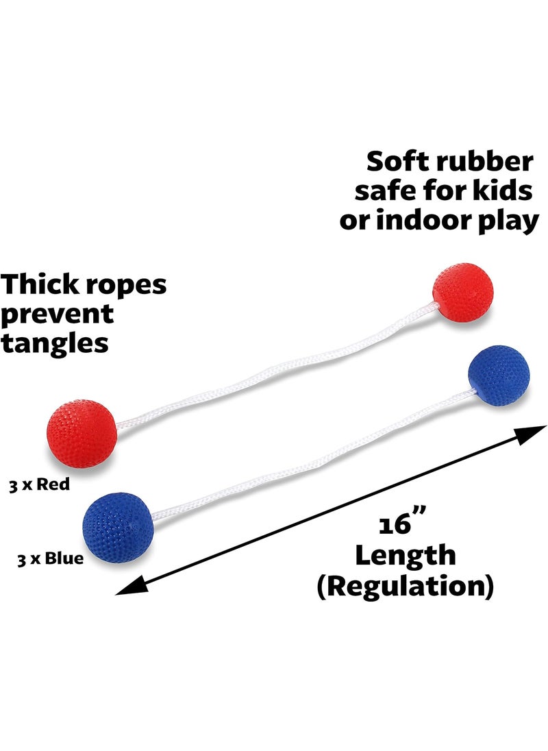 GoSports GoSports Ladder Toss Bolo Replacement Set  Kid Safe Soft Rubber or Hard Golf Balls  - Image 5