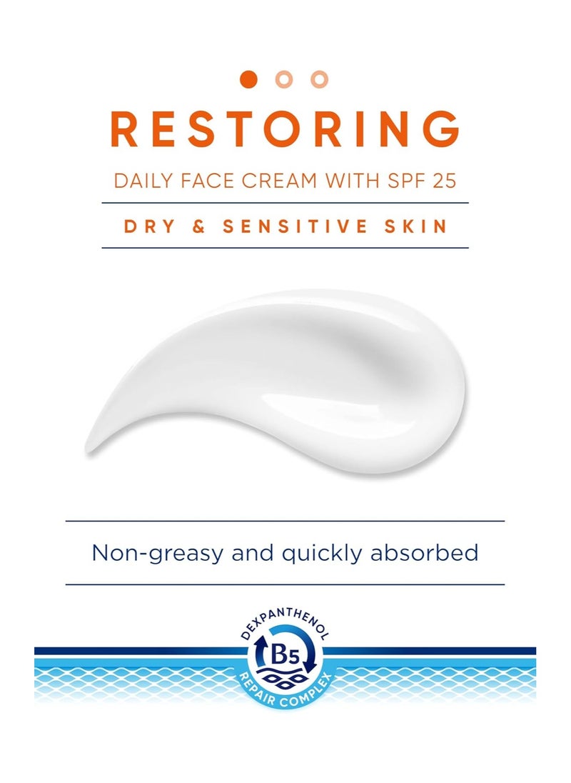 Bepanthen - DERMA Restoring Daily Face Cream with SPF 25 50ml With Pump - Image 1