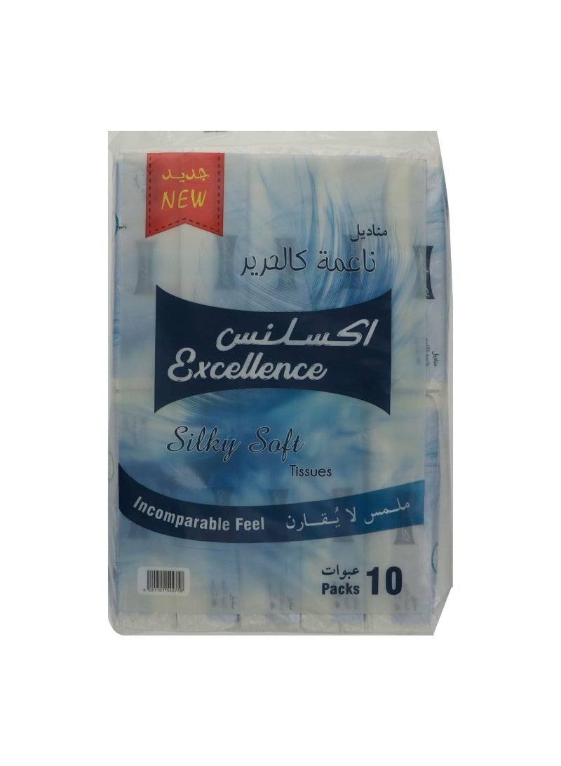 Excellence Facial Tissues Silky Soft 10 x 150 Sheets