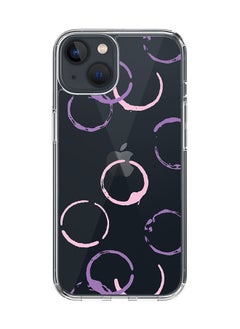 Classic Clear Case for Apple iPhone 15 Hybrid Soft Case Flexible Edges Anti Drop TPU PC Gel Thin Transparent Cover [ Designed for Apple iPhone 15 ] - Pretty Stains