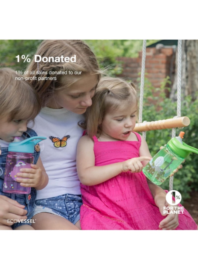 إكو فيسل زجاجة مياه سبلاش للأطفال سعة 12 أونصة (370 مل) - Image 5