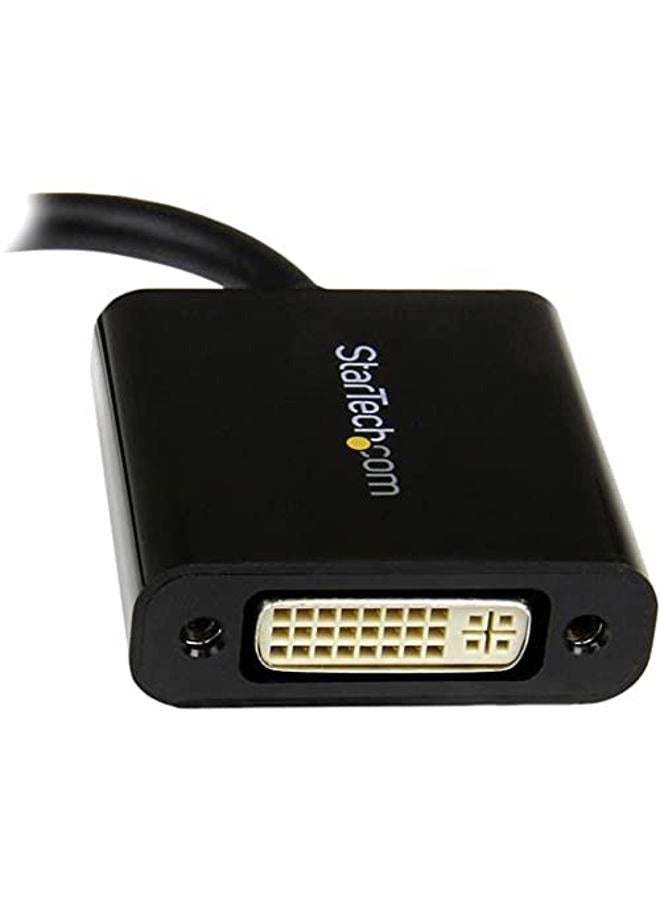 StarTech .com Mini DisplayPort to DVI Adapter - Mini DP to DVI-D Converter - 1080p Video - mDP or Thunderbolt 1/2 Mac/PC to DVI Monitor - Compact mDP 1.2 to DVI Single-Link Adapter Dongle (MDP2DVI3) - Image 2