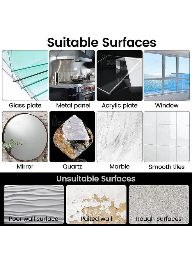 Concepta Self Adhesive Wall Hooks, PVC Waterproof Big Adhesive Heavy Duty Sticky Stainless Steel Hooks Hanging Capacity 10KG Max Multipurpose Home Storage (Pack of 20) - Image 5