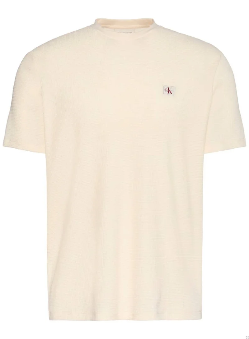 Calvin Klein Jeans Calico Classic Waffle T-Shirt for Men | Best Price UAE
