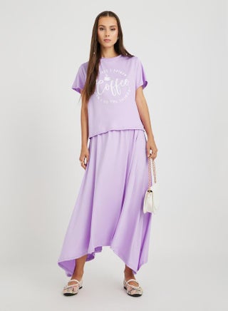 Take Two Slogan Printed T-Shirt and Skirts Co-Ords - pzsku/ZB2DE63A2122348FF88B1Z/45/1750084323/9baa9297-edbb-4980-9600-a8f1bd440a60