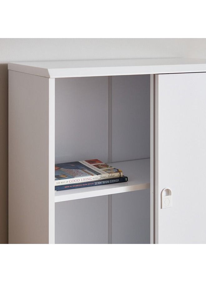 Home Box - Lisbon Sliding Door File Cabinet 40x86x79 cm - Image 1