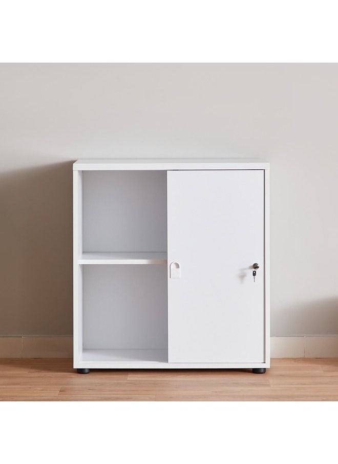 Home Box - Lisbon Sliding Door File Cabinet 40x86x79 cm - Image 1