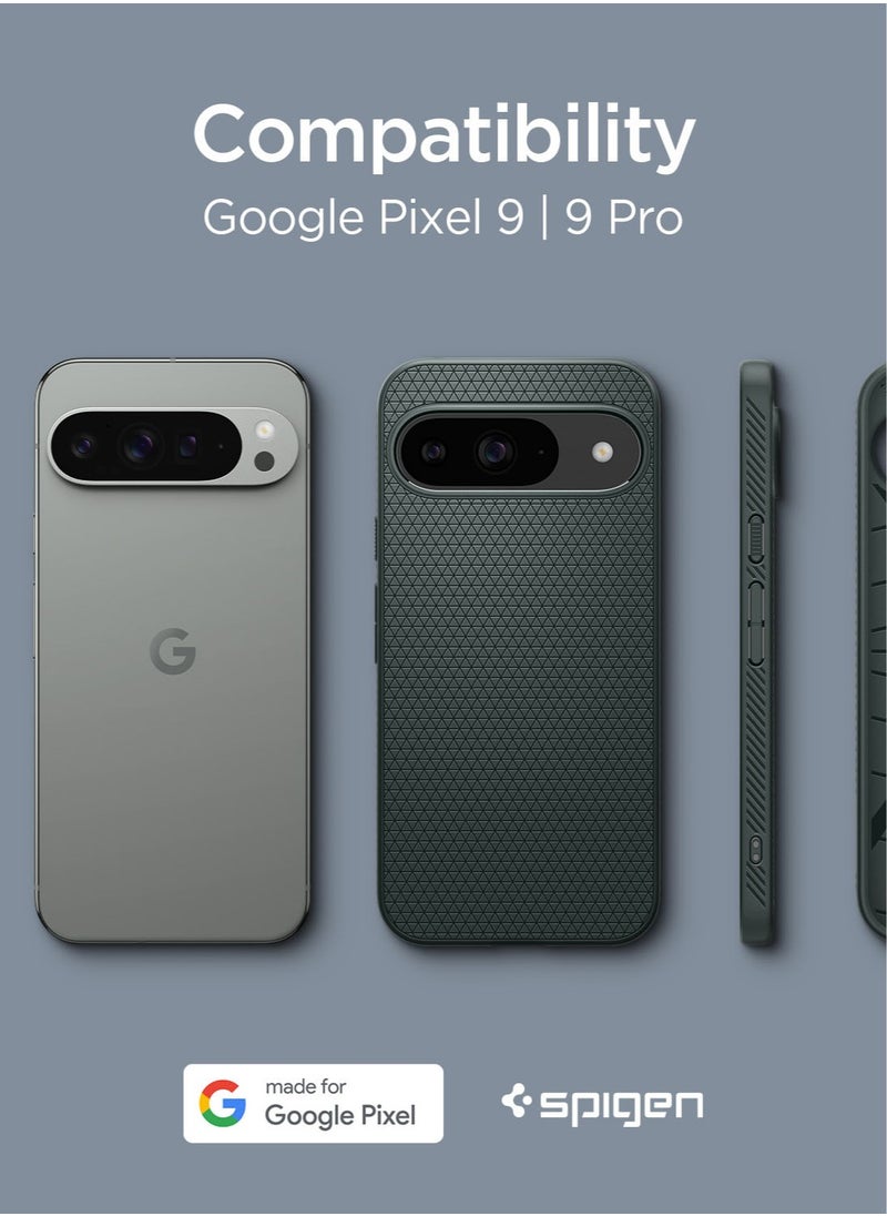Spigen Liquid Air Google Pixel 9 Case / Pixel 9 PRO Case Cover - Abyss Green  - Image 2