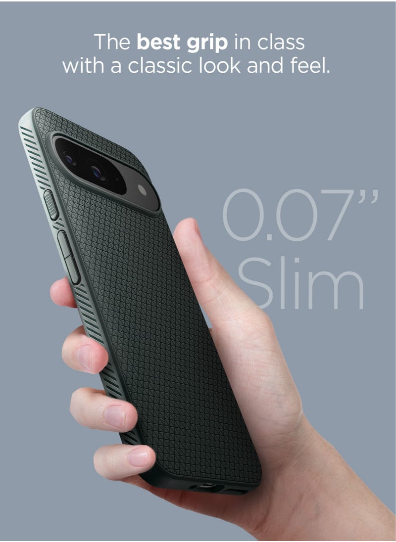 Spigen Liquid Air Google Pixel 9 Case / Pixel 9 PRO Case Cover - Abyss Green  - Image 5