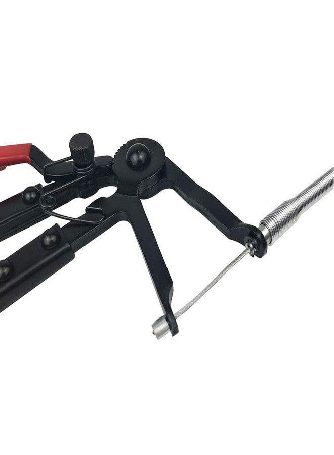 ESreake Cable-Type Remote Flexible Hose Clamp Pliers,24" Bendable Spring Loaded Hose Clamp Plie Use in narrow locations for Car Fuel Oil Water Pipe Repair Tools (Cable-Type Hose Pliers) - Image 3