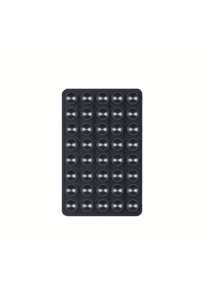 Black Silicone Double Sided Suction Cup with 40 Capsules for Phone Case Computer Bag - Image 1