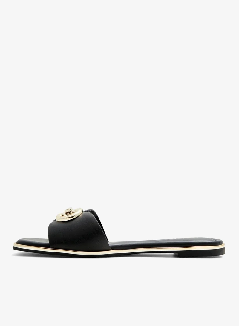ALDO  BELLENOR Metal Accent Flat Sandals for Women | Best Price UAE
