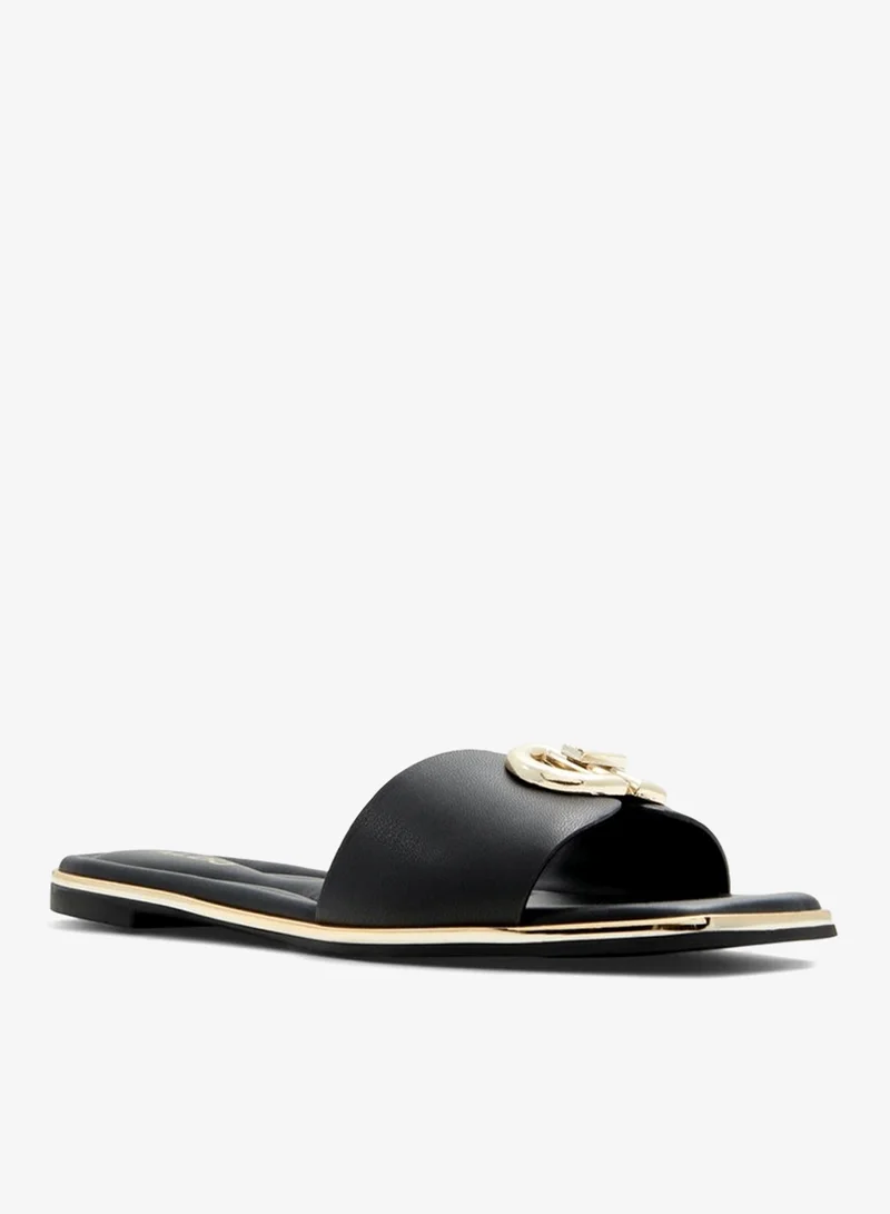 ALDO  BELLENOR Metal Accent Flat Sandals for Women | Best Price UAE