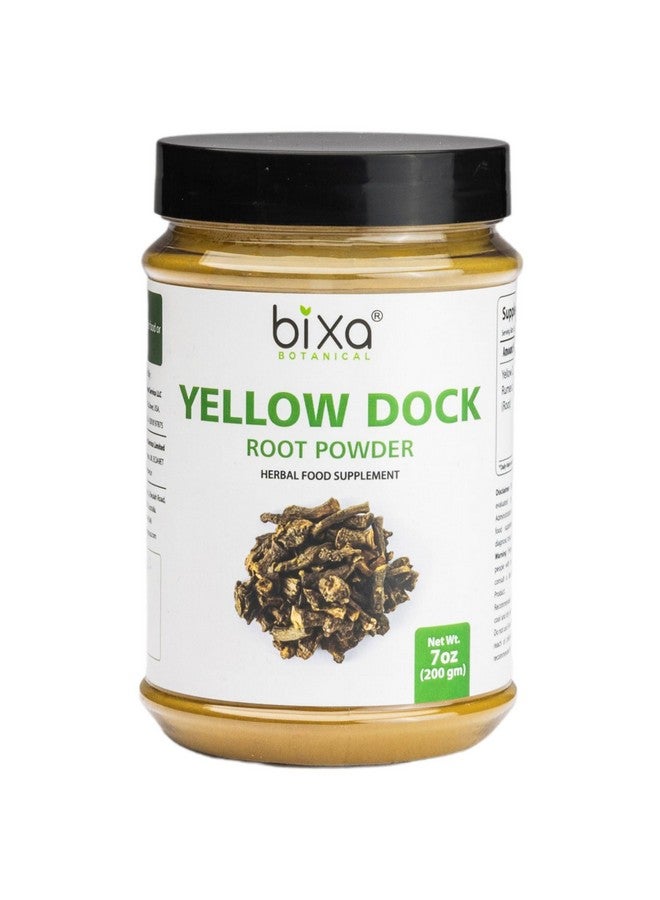 bixa BOTANICAL مسحوق جذر الدوك الأصفر من بيكسا BOTANICAL | رمكس كريسبوس | 200 جرام / 7 أونصات | مكمل عشبي أيورفيدي | خالي من الغلوتين، غير معدل وراثيًا، معالج بالبخار، نباتي، 100% نقي. - Image 1