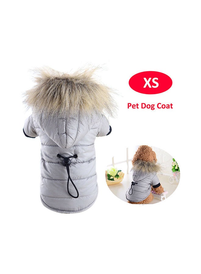 NIBEMINENT Winter Warm Puppy Jacket Grey 25X5X20centimeter - Image 2