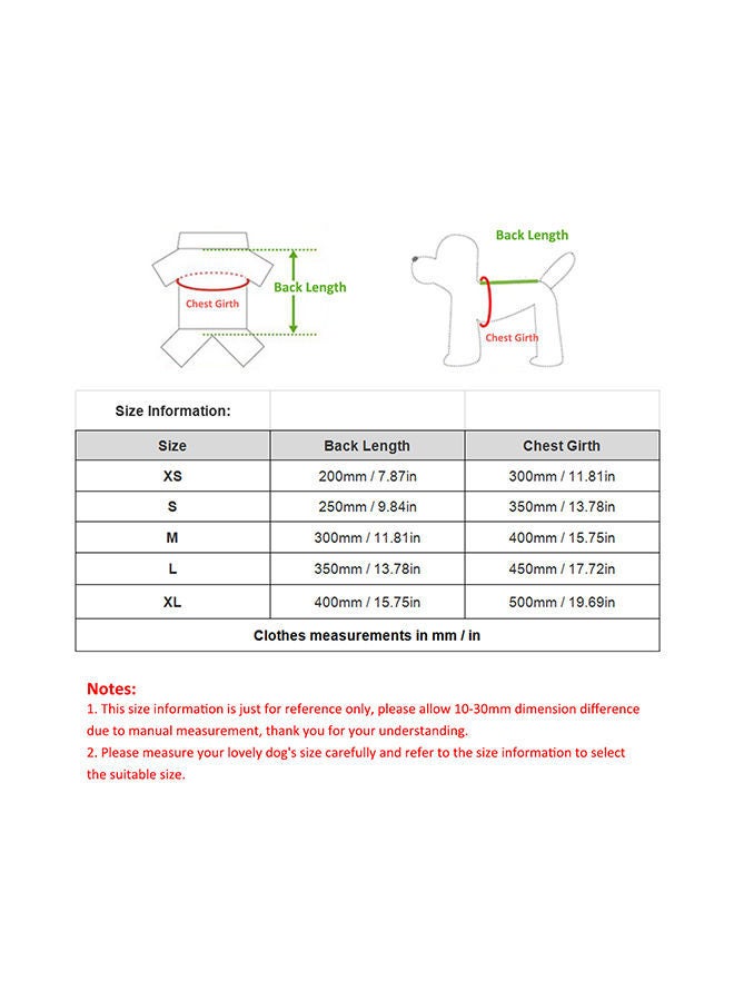 NIBEMINENT Winter Warm Puppy Jacket Grey 25X5X20centimeter - Image 4