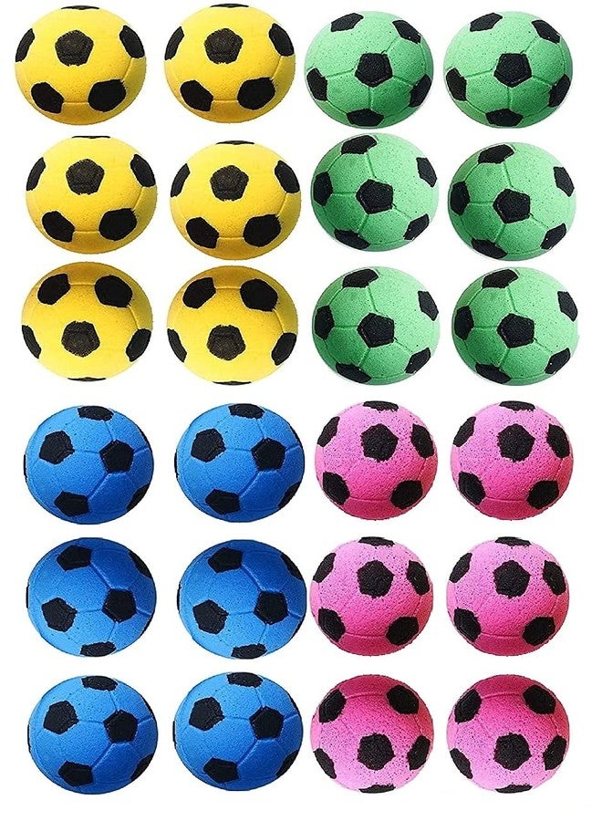GINFH Cat Foam Ball Cat Sponge Ball Toy Cat Soccer Ball Toy Elastic Soft Foam Football (24) - Image 1
